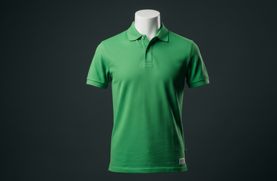 Premium Green Pique & Teal blue  Polo T-Shirt – Classic Fit_img_1