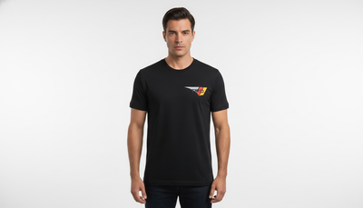 Men’s TRD Motorsport Racing Tee | Premium Black T-Shirt with Heritage Tri-Color Graphic_img_3
