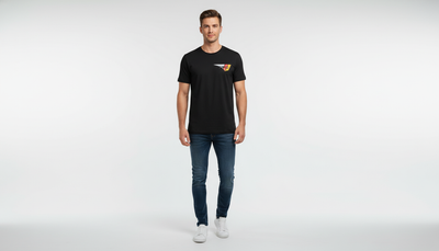 Men’s TRD Motorsport Racing Tee | Premium Black T-Shirt with Heritage Tri-Color Graphic_img_0