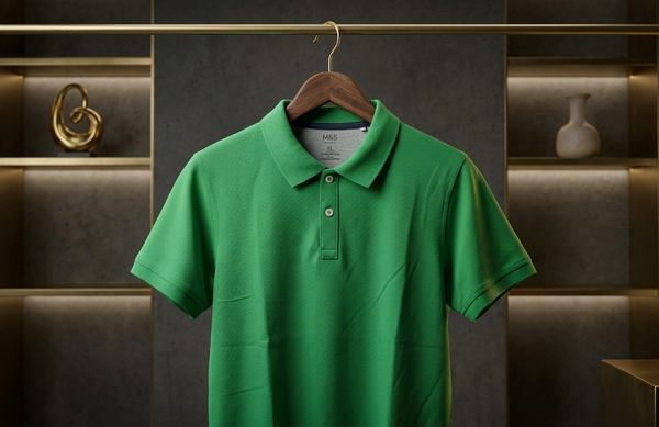 Premium Green Pique & Teal blue  Polo T-Shirt – Classic Fit
