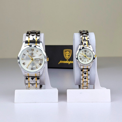 Poedagar Luxury Couple Watch (Water Resistant)_img_0