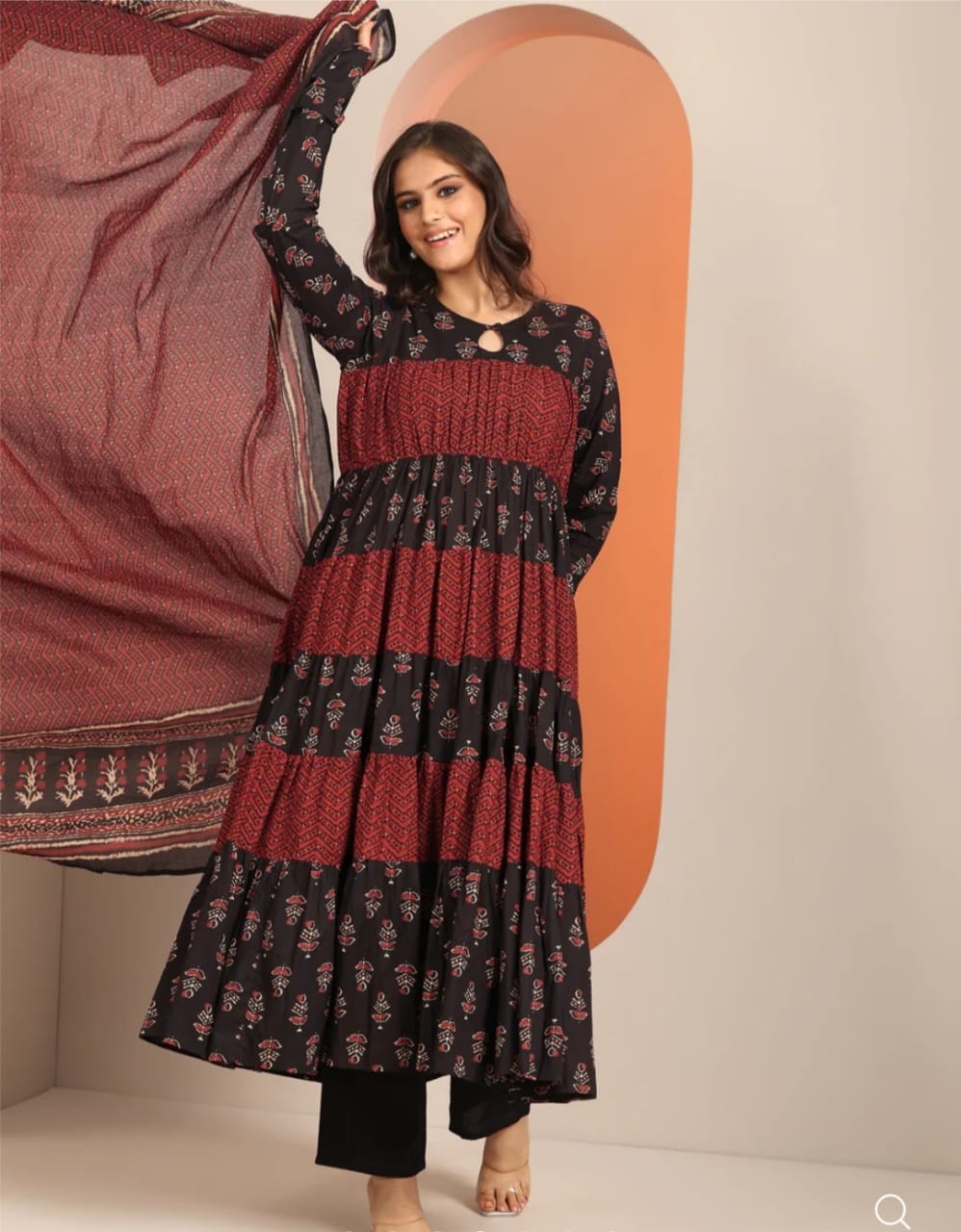 New Anarkoli Gown Three Piece set_img_1