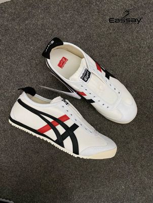 Onitsuka Tiger Slip On White with Red and Black Step_img_0