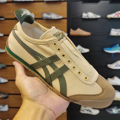 Onitsuka Tiger Slip on Beige Grass Green_img_0