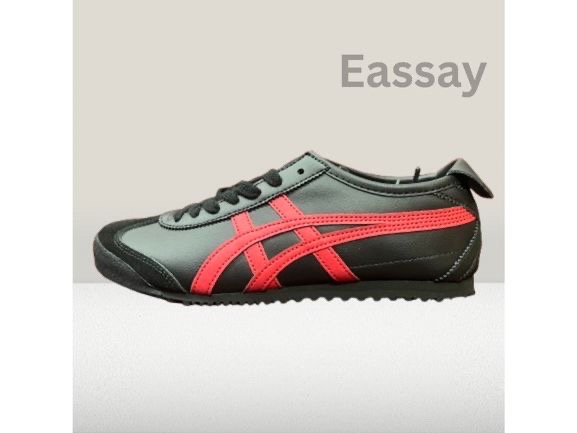 Onitsuka Tiger Mexico 66 Black with Red step