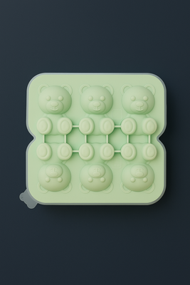 3D Bear Shape Ice Cube Tray Mold_img_1