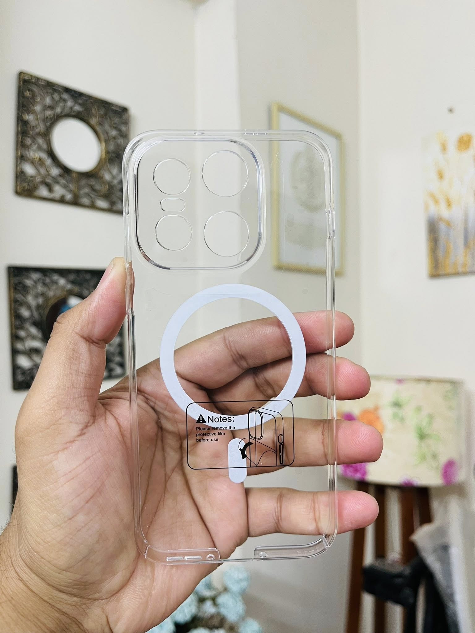 Anti Yellow Hard Case Oneplus 15 Back Cover Transparent Phone Case