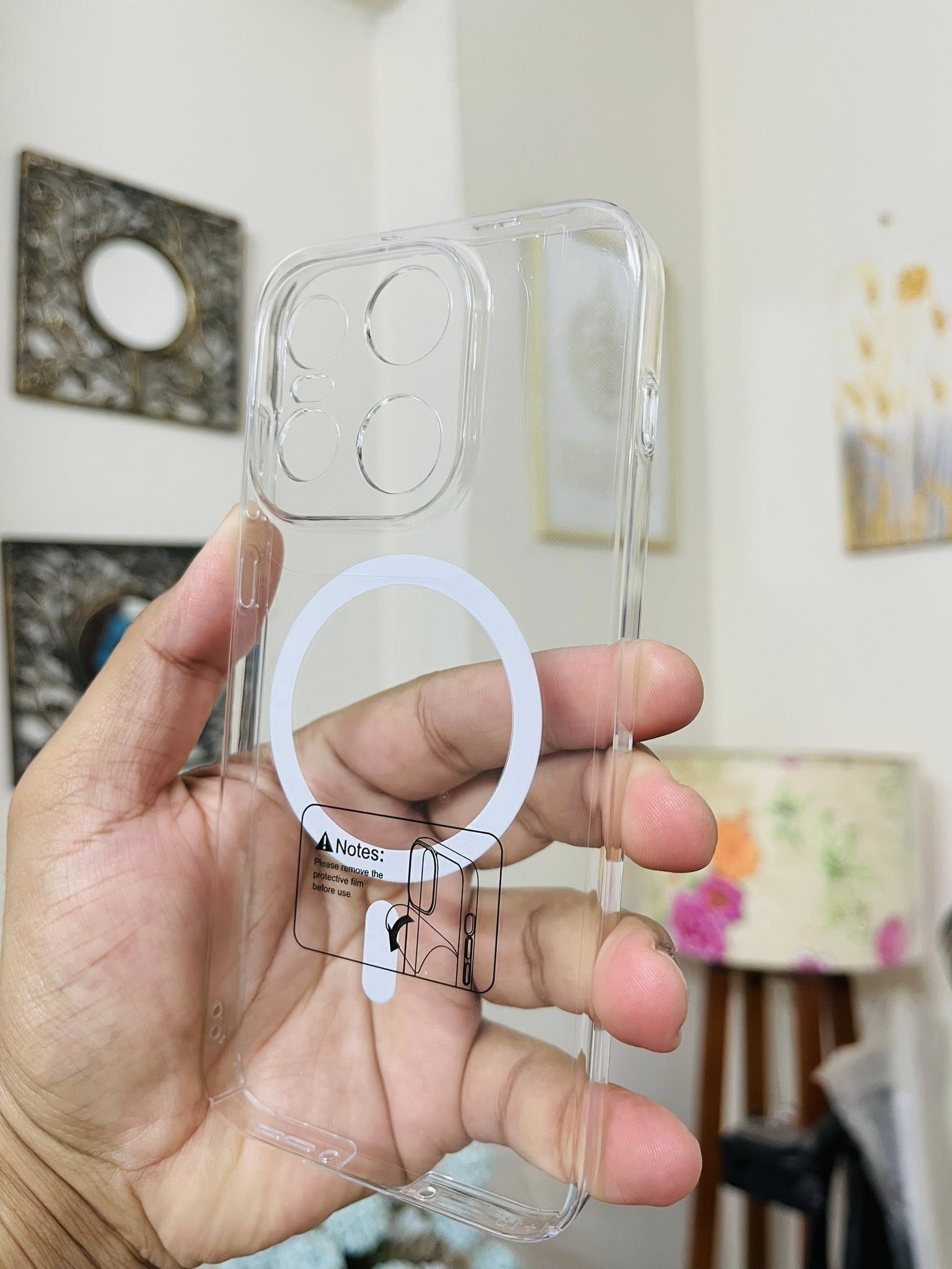 Anti Yellow Hard Case Oneplus 15 Back Cover Transparent Phone Case_img_3