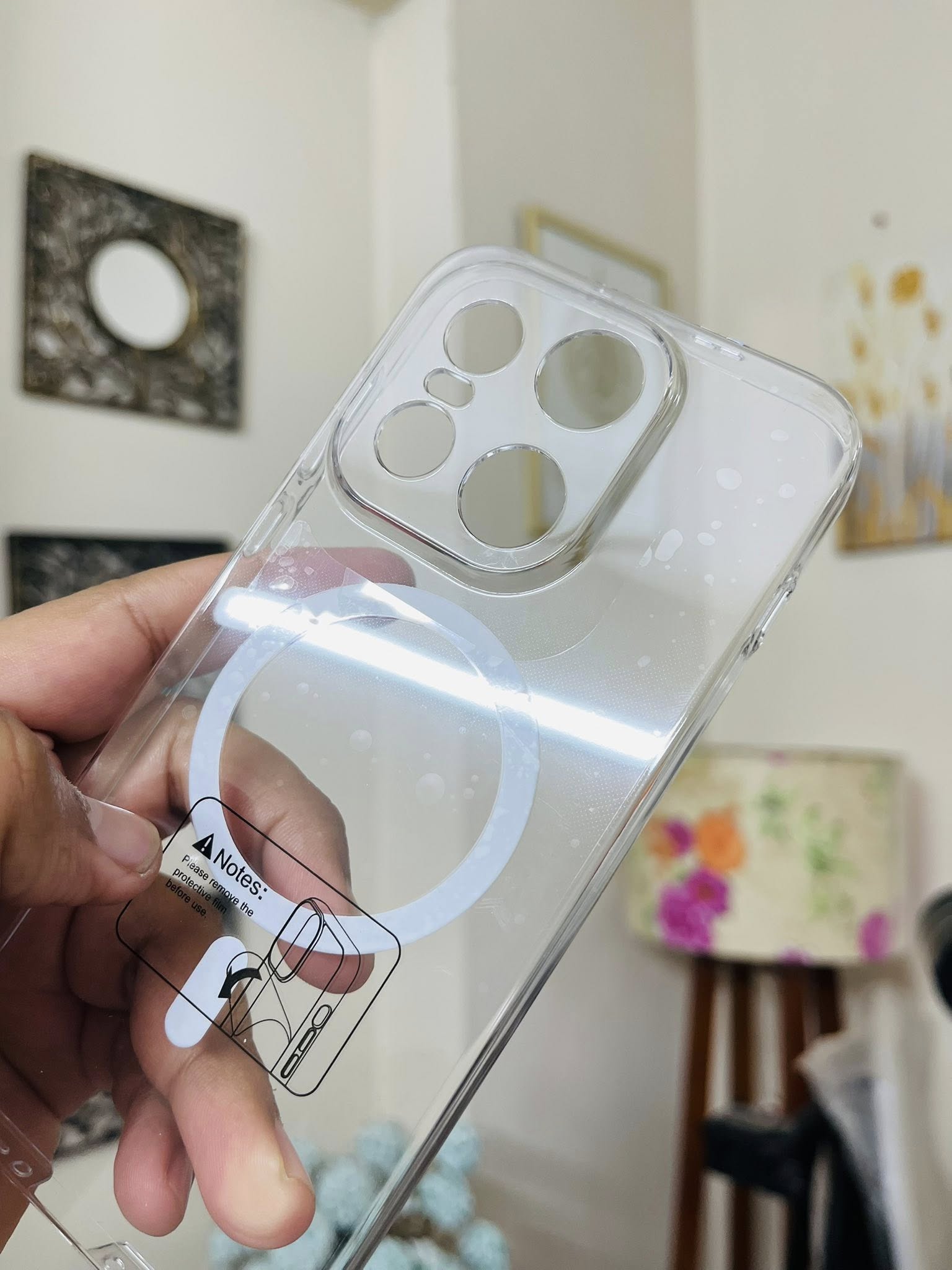 Anti Yellow Hard Case Oneplus 15 Back Cover Transparent Phone Case_img_1