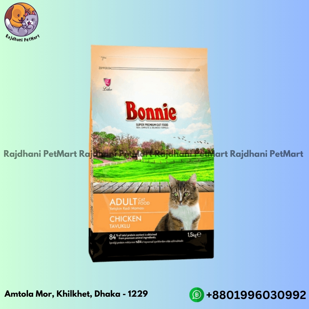 Bonnie Adult Cat Food Chicken 1.5kg