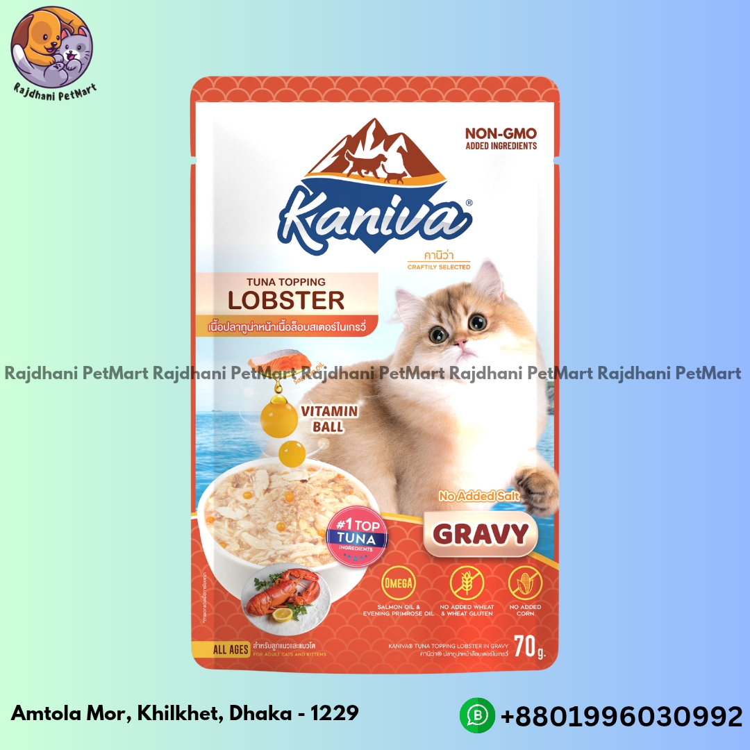Kaniva Pouch Tuna Topping Lobster Gravy 70g