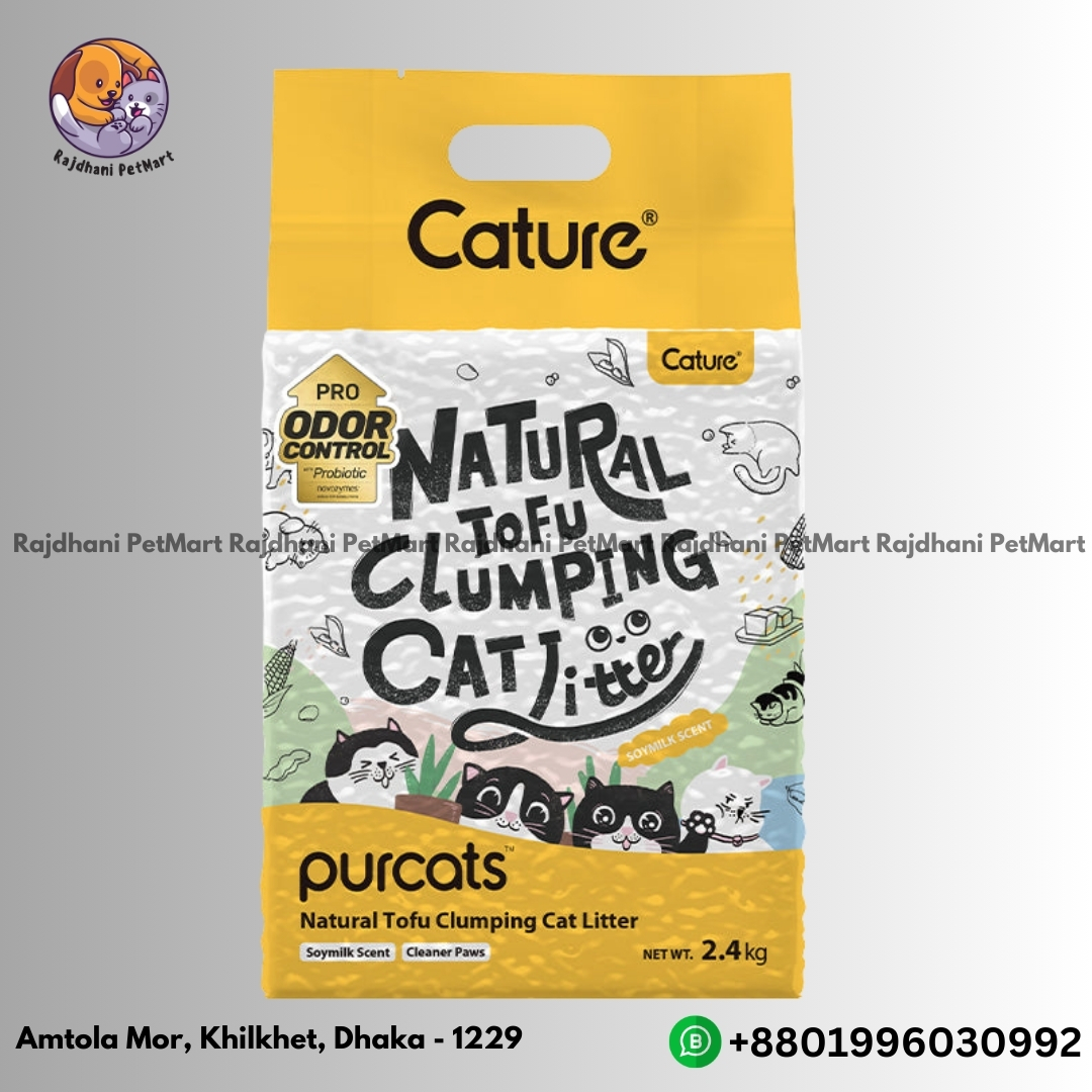 Cature Natural Tofu Mix Clumping Cat Litter Tofu and Bentonite 14L/5.6 Kg_img_1