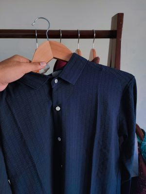 Deep Blue Color - Super Soft Full Sleeve Shirt
