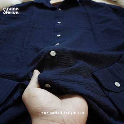 Deep Blue Color - Super Soft Full Sleeve Shirt_img_2