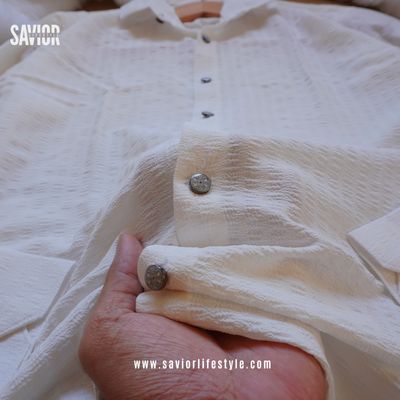 Off White Color - Super Soft Full Sleeve Shirt_img_2