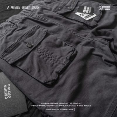 Charcoal Color - 6 Pocket Cargo Jogger_img_5