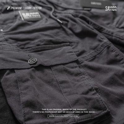 Charcoal Color - 6 Pocket Cargo Jogger_img_2