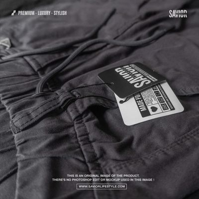 Charcoal Color - 6 Pocket Cargo Jogger_img_1