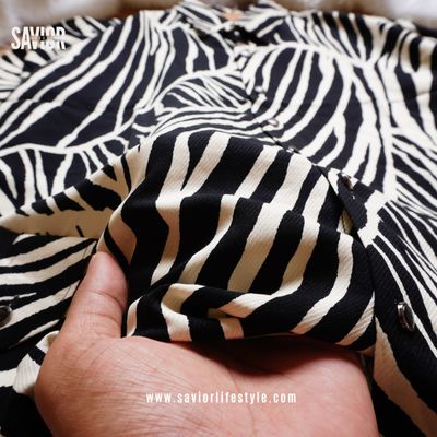 Zebra Noir - Full Sleeve Print Shirt_img_2