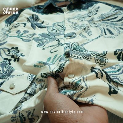 Ocean Flora - Full Sleeve Print Shirt_img_2
