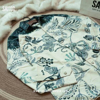Ocean Flora - Full Sleeve Print Shirt_img_1