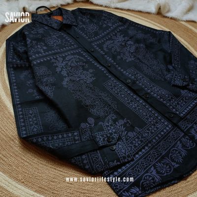 Signature Noir - Full Sleeve Print Shirt_img_1