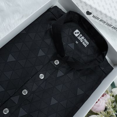 Black Triangle Premium Panjabi – Elegant Festive Wear_img_1