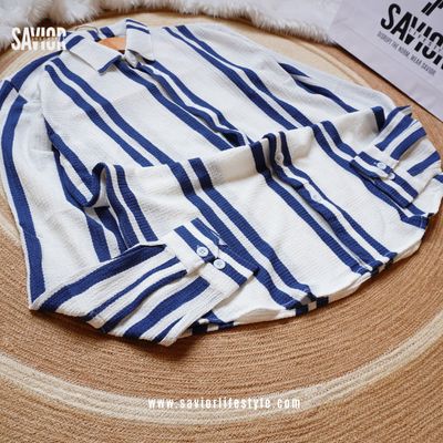 Blue Stripe - Full Sleeve Shirt