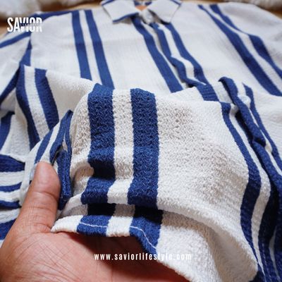 Blue Stripe - Full Sleeve Shirt_img_2