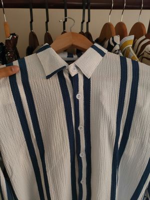 Blue Stripe - Full Sleeve Shirt_img_3