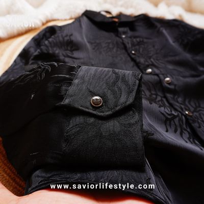 Midnight Noir - Luxury Full Sleeve Shirt_img_1