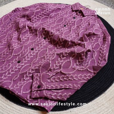 Royal Mulberry - Full Sleeve Designed Fabric_img_0