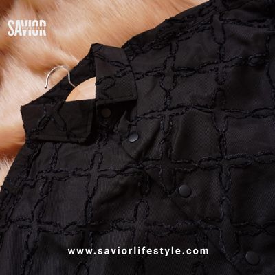 Rich Black - Full Sleeve Designed Fabric Shirt_img_2