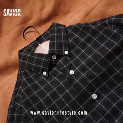 Full Sleeve Pocketless Check Shirt - SCS03_img_3