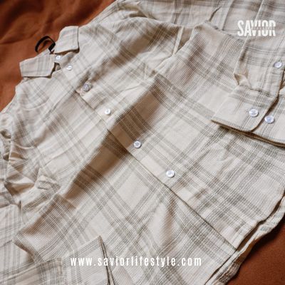 Full Sleeve Pocketless Check Shirt - SCS04_img_3