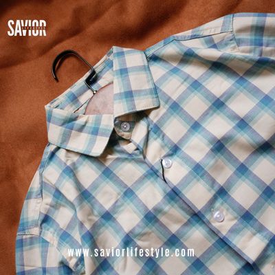 Full Sleeve Pocketless Check Shirt - SCS05_img_2