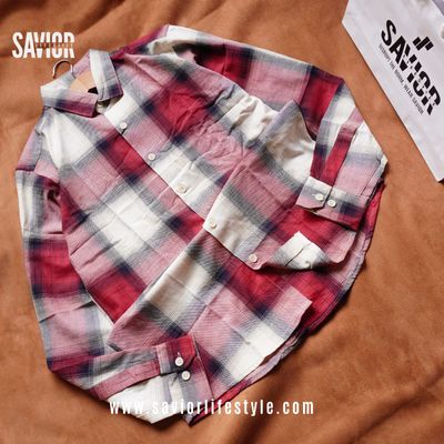 Full Sleeve Pocketless Check Shirt - SCS06_img_1