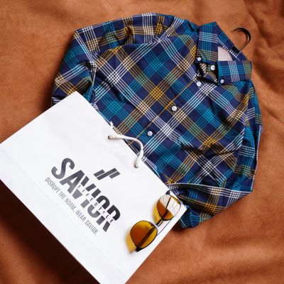 Full Sleeve Pocketless Check Shirt - SCS01
