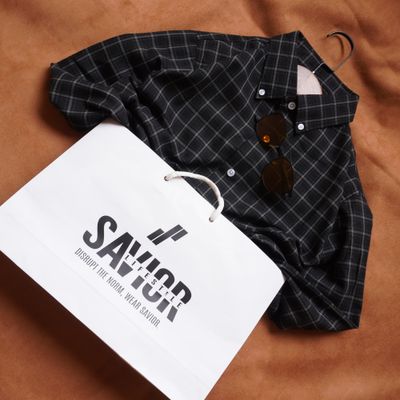 Full Sleeve Pocketless Check Shirt - SCS03_img_0