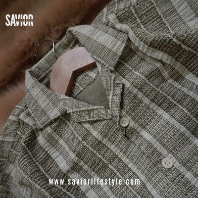 Cuban Collar Half Sleeve Shirt - SHS03_img_2