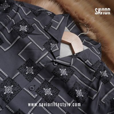 Cuban Collar Half Sleeve Shirt - SHS04_img_1