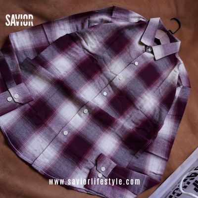 Full Sleeve Pocketless Check Shirt - SCS07_img_2