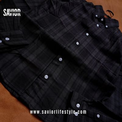 Full Sleeve Pocketless Check Shirt - SCS08_img_4