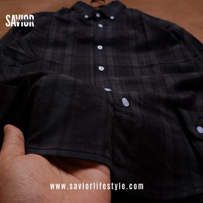 Full Sleeve Pocketless Check Shirt - SCS08_img_3