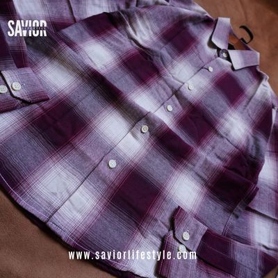 Full Sleeve Pocketless Check Shirt - SCS07_img_4