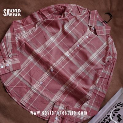 Full Sleeve Pocketless Check Shirt - SCS10_img_1