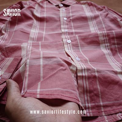 Full Sleeve Pocketless Check Shirt - SCS10_img_2