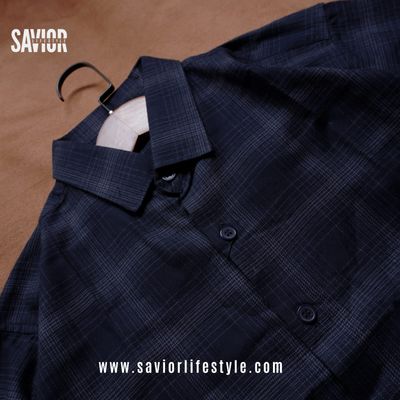 Full Sleeve Pocketless Check Shirt - SCS11_img_1