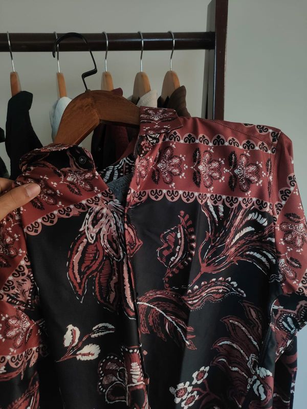 Brick Black - Full Sleeve Print Shirt