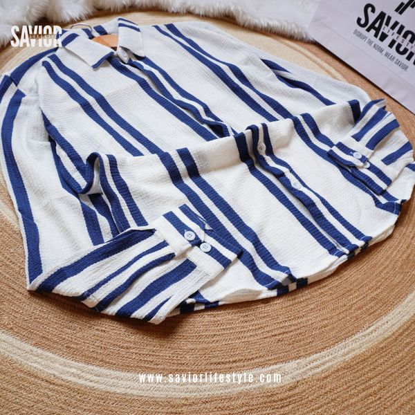 Blue Stripe - Full Sleeve Shirt